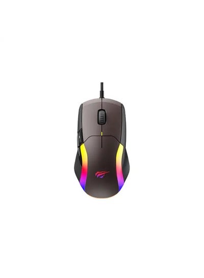 اشتري MS959S Colorful LED Mouse Backlit Optical Mouse Wired Computer RGB Gaming Mouse For Professional Gamers في مصر