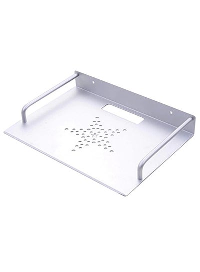 اشتري TV Box Stand, Bracket Wall Mount Stand Perfect For Meeting Rooms Classroom Home Use Decoration Tray Speaker Stand Tray Holder - Small Silver في الامارات