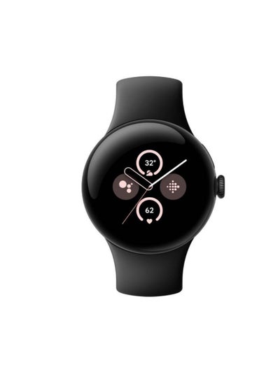Buy 306 mAh Pixel Watch 2 Matte Black Smartwatch With Obsidian Active Band Wi-Fi Black in Egypt