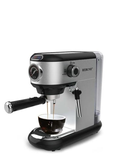 Buy Espresso Machine 1 L 1450 W RE-6-034 Silver in Saudi Arabia