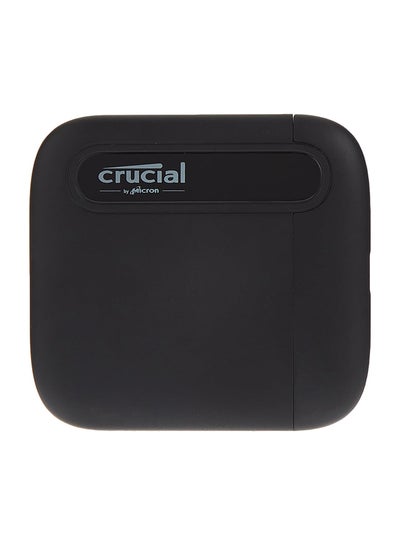 اشتري Crucial X6 Portable External SSD, 4TB Capacity, Up to 800MB/s Sequential Read, USB 3.2 Gen-2 (10Gb/s) Interface, Black | CT4000X6SSD9 4 TB في السعودية