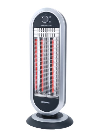 Buy Carbon Heater, Wide Angle Oscillation Function | Two Heating Power 450W / 900 W SCH-4000 Black/Grey in UAE