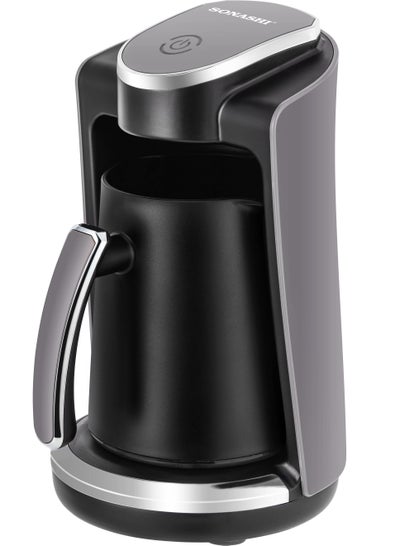 اشتري Turkish Coffee Maker 400 ml 500 W STCM-4973 Black/Silver في الامارات