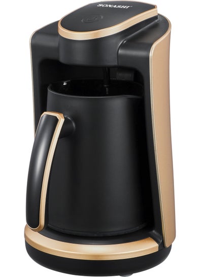 اشتري Turkish Coffee Maker 400 ml 500 W STCM-4973 Black/Gold في الامارات