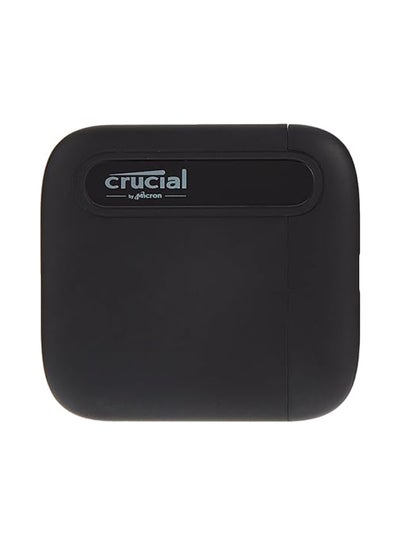 اشتري Crucial X6 Portable External SSD, 4TB Capacity, Up to 800MB/s Sequential Read, USB 3.2 Gen-2 (10Gb/s) Interface, Black | CT4000X6SSD9 4 TB في الامارات