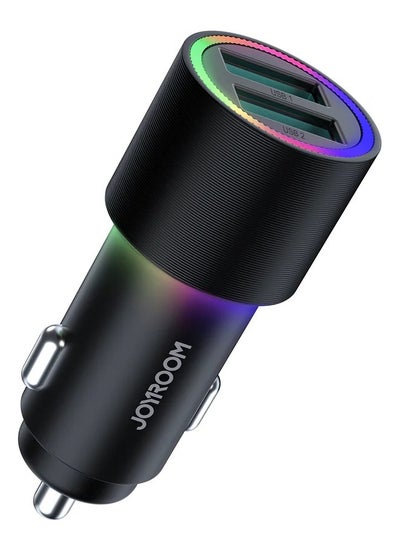 Buy JR-CL10 4.8A Dual-port (USB) Car Charger Black in Egypt