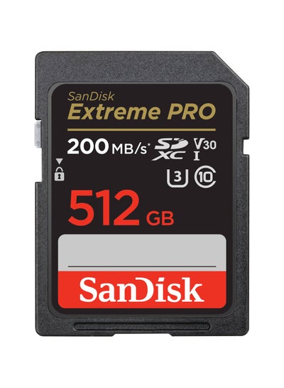 Buy SanDisk 512GB Extreme PRO UHS-I SDXC Memory Card 512 GB in Egypt
