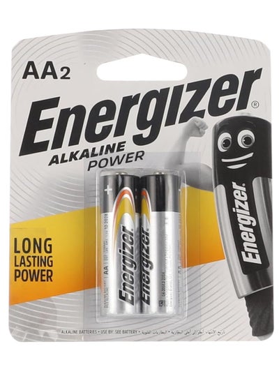 Buy Battery AA2 Alkaline Power , Long Lasting Power 1.5 Volts in Egypt