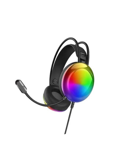 اشتري Wired Gaming Headphones Over Ear Game Noise Canceling + Microphone 7.1 usb Stereo Gamer Headsets في مصر