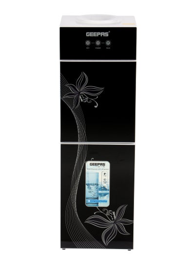 Buy Top Loaded Water Dispenser With Refrigerator With Stainless Steel water Tank, Fast Cooling, 2 Tap- Hot & Cold, Child Safety Button, Cold Tank -2.8L Capacity, Hot Tank 1L Caacity GWD17023 Black & White in UAE