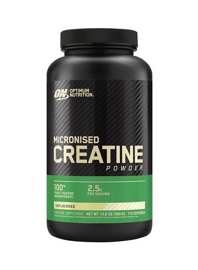 Buy Micronized Creatine Monohydrate Powder For Muscle Building Support Unflavored 300 Grams 115 Servings in Saudi Arabia