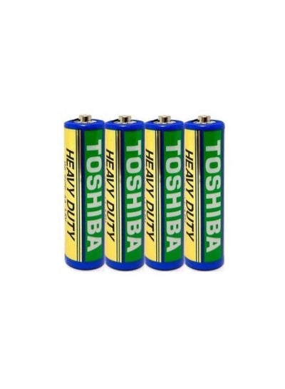 Buy Carbon Zinc Batteries Heavy Duty AA , 1.5 V pack of 4 in Egypt