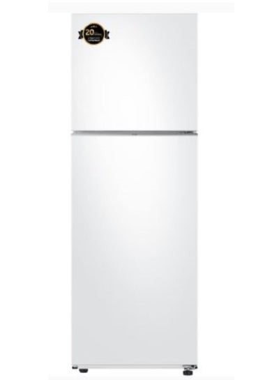 اشتري 304L Net Capacity Top Mount Freezer Refrigerator With Space Max Snow RT41CG5004WW White في الامارات