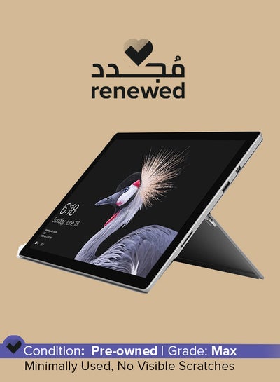 اشتري Renewed - Surface Pro 5 1796 (2017) Laptop With 12.3-inch Multi Touch Display, Intel Core i5 Processor/7th Gen/8GB RAM/256GB SSD/ Intel HD Integrated Graphics 620 English Silver في السعودية