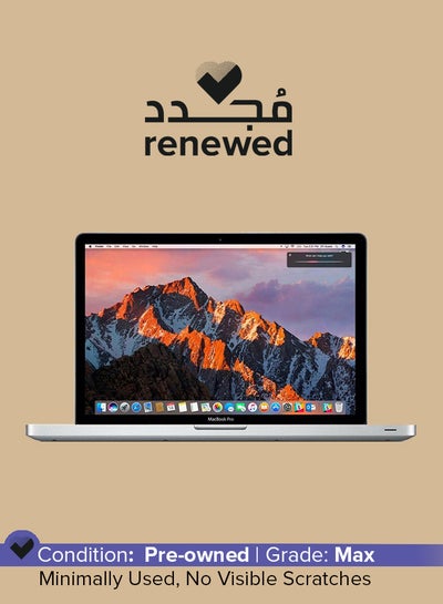 Buy Renewed - Macbook Pro A1278 (2011) Laptop With 13.3-Inch Display, Intel Core i7 Processor/2nd Gen/8GB RAM/512GB SSD/384MB HD Graphics English Silver in Saudi Arabia
