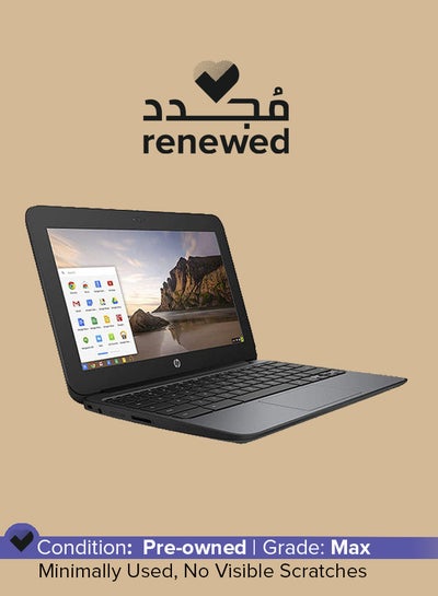 Buy Renewed - Chromebook Q151 G4 (2010) Laptop With 11.6-Inch Display, Intel Celeron N2840 Processor/2nd Gen/4GB RAM/16GB SSD/Intel HD Graphics English/Arabic Black in Saudi Arabia