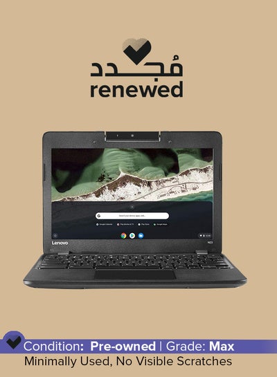 Buy Renewed - Chromebook N23 (2017) Laptop With 11.6-Inch Display, Intel Celeron Processor/3rd Gen/4GB RAM/16GB eMMC/Integrated Graphics English Black in Saudi Arabia