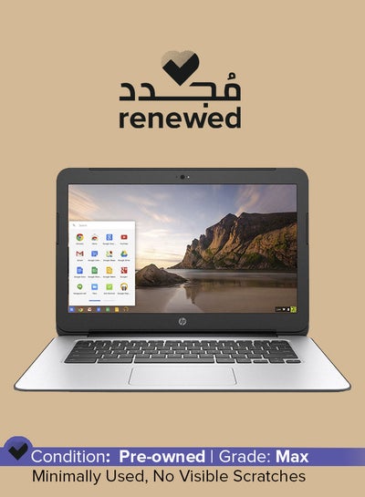 Buy Renewed - Chromebook G4 (2015) Laptop With 14-Inch Display, Intel Celeron Processor/2nd Gen/4GB RAM/16GB SSD/256MB Intel HD Graphics English Black in Saudi Arabia