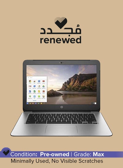 Buy Renewed - Chromebook 14 (2017) Laptop With 14-Inch Display, Intel Celeron Processor/1st Gen/2GB RAM/16GB Emmc/Intel HD Graphics 500 Silver English Silver in Saudi Arabia