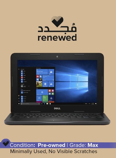 Buy Renewed - Chromebook 3180 Laptop With 11.6-Inch Display,Intel Celeron N3350 Processor / 4GB RAM / 128GB SSD / Intel HD Graphics / English Black English Black in Saudi Arabia