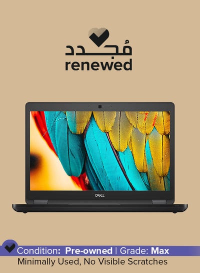 Buy Renewed - Dell Ltitude 5490 8th Generation Business Notebook Laptop Intel Core i5 8GB DDR4 RAM 256GB SSD  , 14.1 Inch Display, Windows 10 Pro English Black in Saudi Arabia