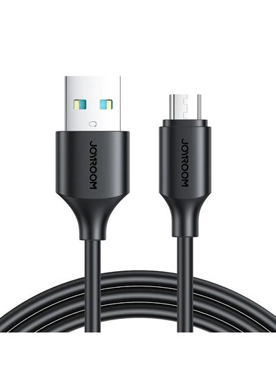 Buy USB A To Micro USB Data Cable, Length- 1M Black in Egypt