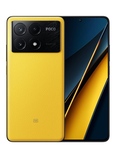 Buy POCO X6 Pro 5G Dual SIM Yellow 12GB RAM 512GB 5G - Global Version in Saudi Arabia