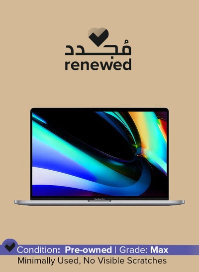 اشتري Renewed - Macbook Pro (2019) Touch Bar A2141 Laptop With 16-inch Display, Intel Core i9 Processor/8th Gen/32GB RAM/1TB SSD/4GB Radeon Pro 5500M Graphics English Space Grey في الامارات