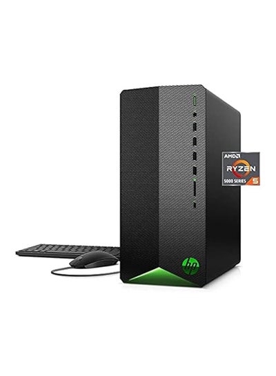 Buy Pavilion Gaming Desktop Computer, AMD 6-Core Ryzen 5 5600G Processor/8GB RAM/256GB SSD/4GB AMD Radeon RX5500 Graphics Card/Windows 10 Home/Mouse and Keyboard/Windows 10 Home Black in UAE