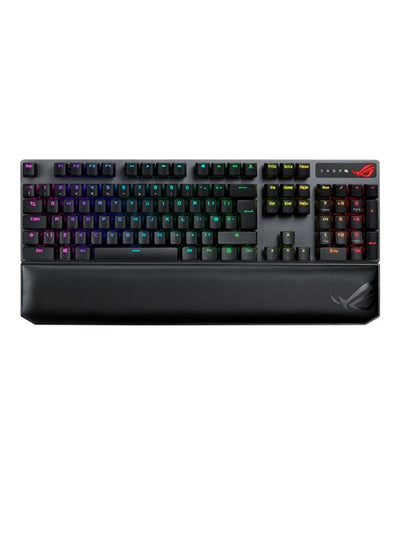Buy ROG Strix XA09 Scope NX RGB Wireless Deluxe gaming mechanical keyboard with tri-mode connectivity, ROG NX Red/ Blue/ Brown mechanical switches, PBT keycaps, aluminum frame Black in UAE