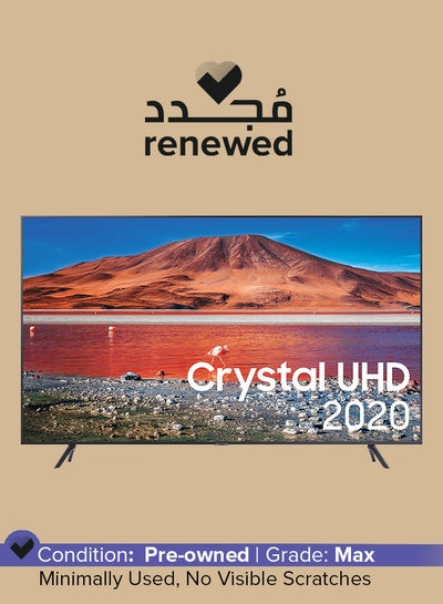 Buy Renewed - 58-Inch Crystal UHD 4K Smart TV (2020) UE58TU7175UXXC Black in UAE