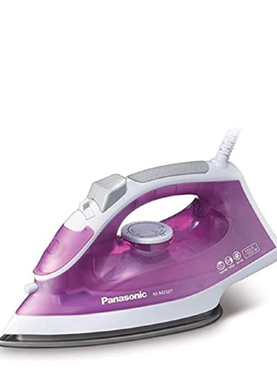 Buy Panasonic Powerful Steam/Dry Iron 1550 W NI-M250TPTD 210 ml 1550 W NI-M250TPTD Pink in Egypt