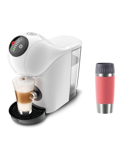 اشتري Dolce Gusto Genio Coffee Capsule Machine By Krups With Emsa Easy Twist Travel 0.36L 15 Bar Ultra Compact High Pressure Over 30 Coffee Creations Selectable Drink Size 0.8 L 1500 W KP2401+N20116 White/Red في الامارات