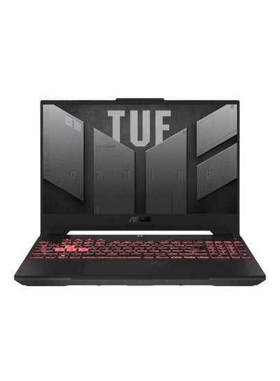 اشتري TUF Gaming A15 FA507RM-HN110W Laptop With 15.6-Inch Full HD Display, AMD Ryzen 7-6800H Processor/16GB RAM DDR5/512GB SSD/Windows 11 Home/ Nvidia GeForce RTX 3060 6GB English/Arabic Mecha Grey في الامارات