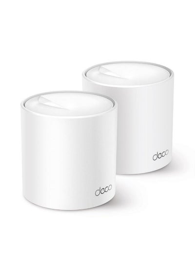 Buy Deco X50 - Mesh WiFi Dual band WiFi 6 Speed Up To 24 Gbps White in Saudi Arabia