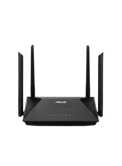 اشتري RTAX53U - Home Router Up To 1800 Mbps WiFi 6 AiMesh Compatible Black في السعودية