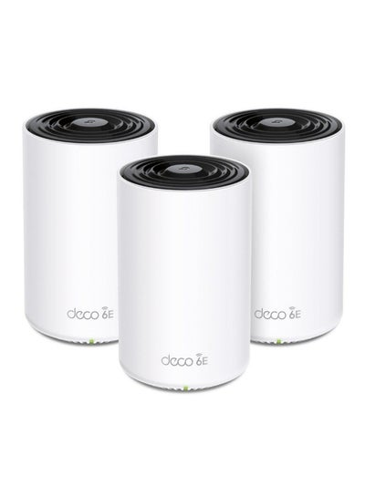 Buy Deco XE75 - Whole Home Mesh WiFi 6E System Dual Band (3-Pack) White/Black in Saudi Arabia