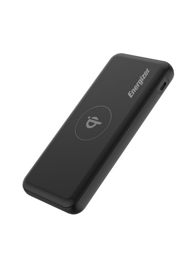 Buy 10000 mAh 10000 mAh Ultimate Qi Certified Wireless Power Delivery Power Bank, Triple Outputs 15W Max Wireless Output, 20W PD Type-C, USB-A Output, Dual Inputs - Micro USB And Type-C, LCD Display Black in UAE