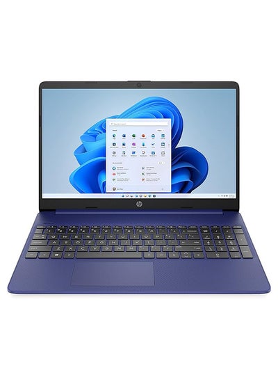 اشتري 15s-eq3006nx Laptop With 15.6-Inch FHD Display, AMD Ryzen 5 5625U Processor/8GB RAM/256GB SSD/AMD Radeon Graphics/Windows 11 Home English/Arabic Indigo blue في السعودية