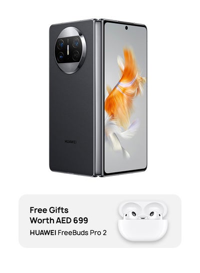 اشتري Mate X3 Dual SIM Black 12GB RAM 512GB 4G LTE With Freebuds Pro2 - Middle East Version في الامارات