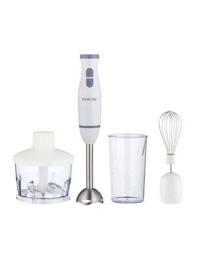 Buy 3-In-1 Hand Blender 200 W RE-2-129 White in Saudi Arabia