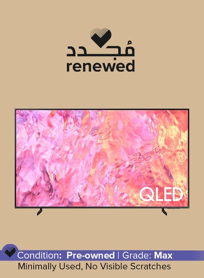 Buy Renewed - 55-Inch Q60C QLED 4K Smart TV QA55Q60CAUXZN Titan Grey in UAE