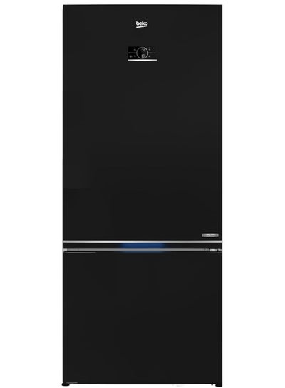 Buy No-Frost Combi Refrigerator - Pro Smart Inverter Compressor - Digital Control 509 L RCNE590E35ZB Black in Egypt