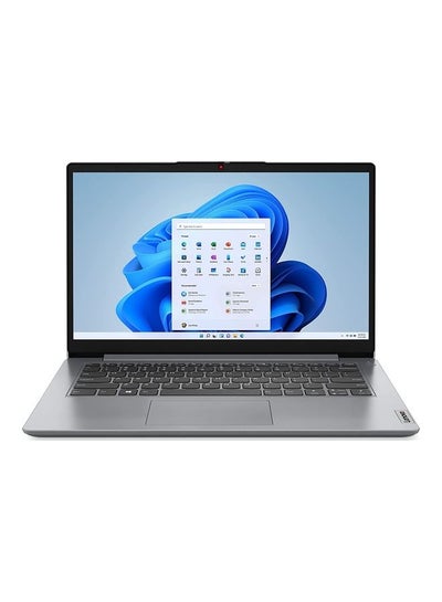 اشتري Ideapad 1 Laptop With 14-Inch Display, Celeron N4020 Processor/4GB RAM/128GB SSD/Intel UHD Graphics/Windows 11 Home English Cloud Gray في الامارات