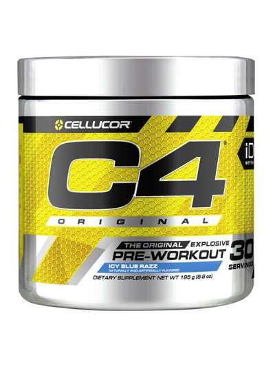 اشتري C4 Original Explosive Pre-Workout - Icy Blue Raz - 30 Servings  195 Gm في السعودية