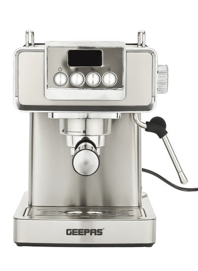 اشتري Expresso Coffee Machine With 20 Bar Pump Pressure, 1.8L Capacity, High Pressure Frothing Function, Stainless Steel Housing, Detachable Transparent Water Tank, 51 MM Aluminum Filter Holder 1.8 L 1465 W GCM41520 Silver في السعودية