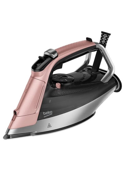 اشتري Steam Iron, Ceramic Base, 350 ml 3000 W SIM 8130 P Pink في مصر