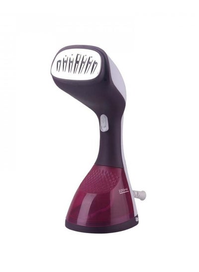 Buy Portable Handheld Steam Iron With Lint Remover Brush 220 ml 1400 W RE-3-047 Burgundy in Saudi Arabia