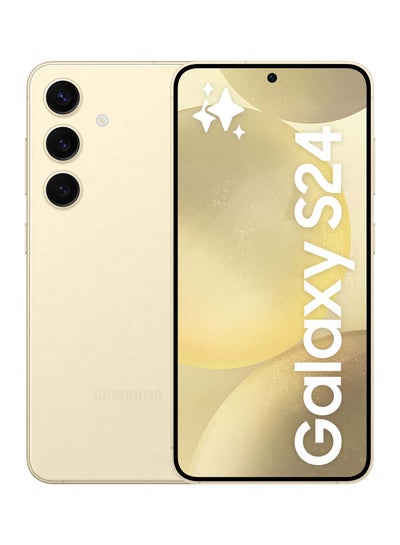 اشتري Galaxy S24 Dual SIM Amber Yellow 8GB RAM 128GB 5G - Middle East Version في الامارات