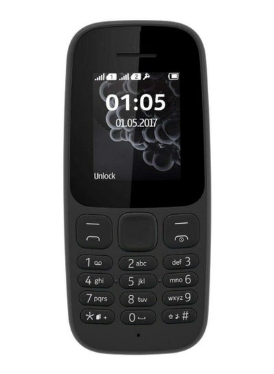 اشتري Nokia mobile 105 4G dual SIM black في مصر